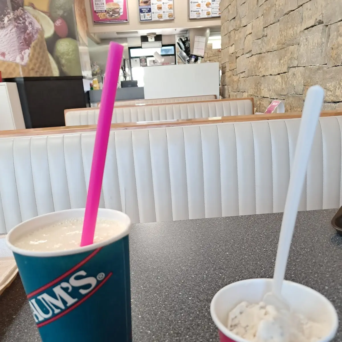 Vanilla Shake and Ice Cream Black Walnut