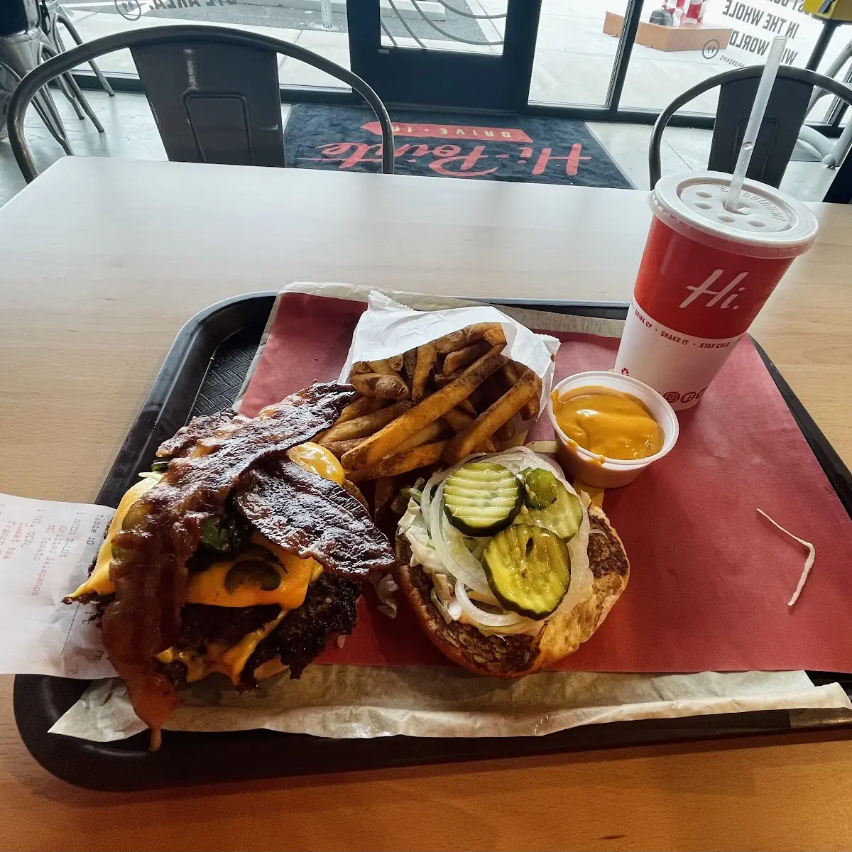 Burger Cheese Fries
