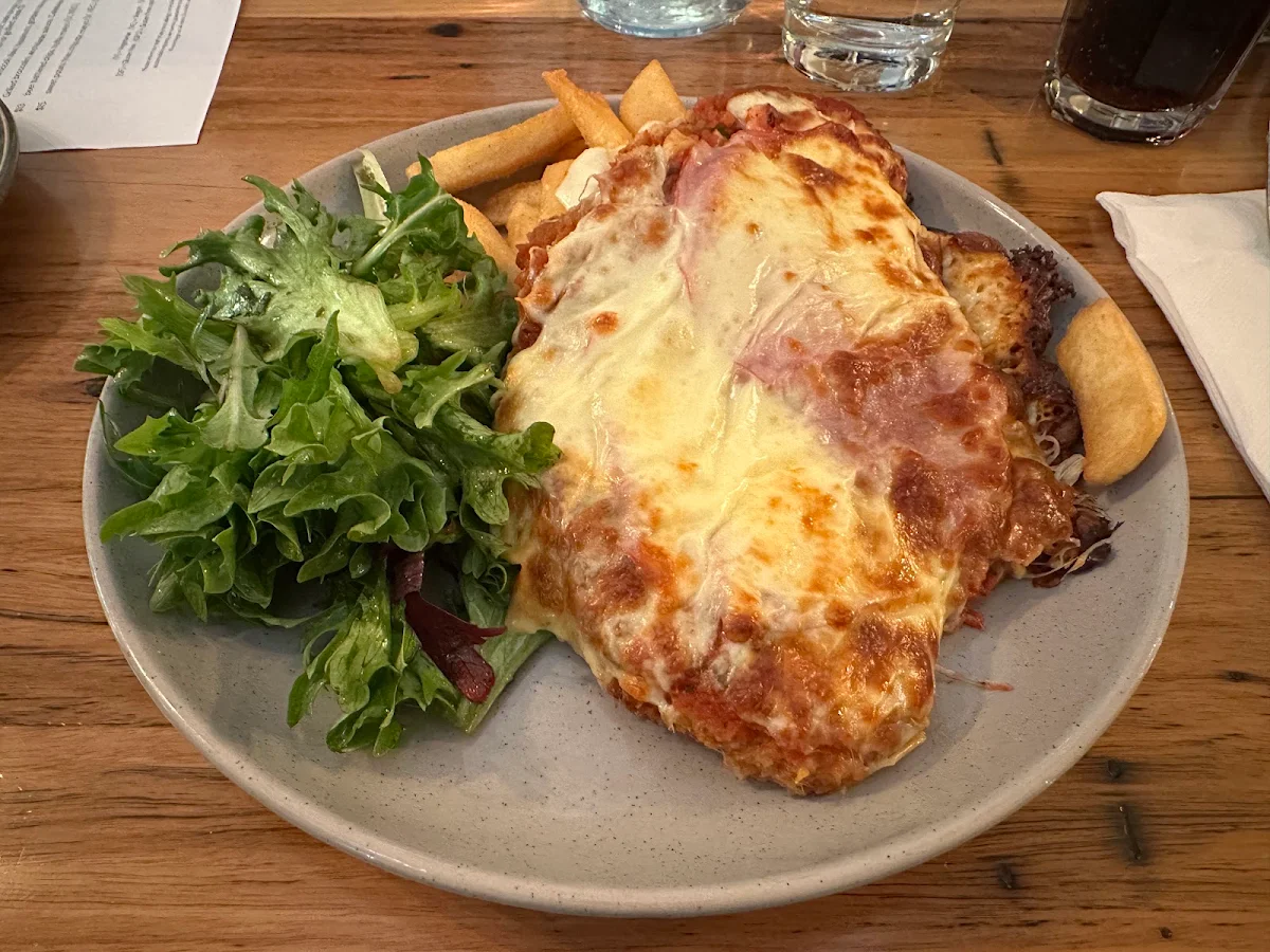 Chicken Schnitzel Parmesan, The Leveson