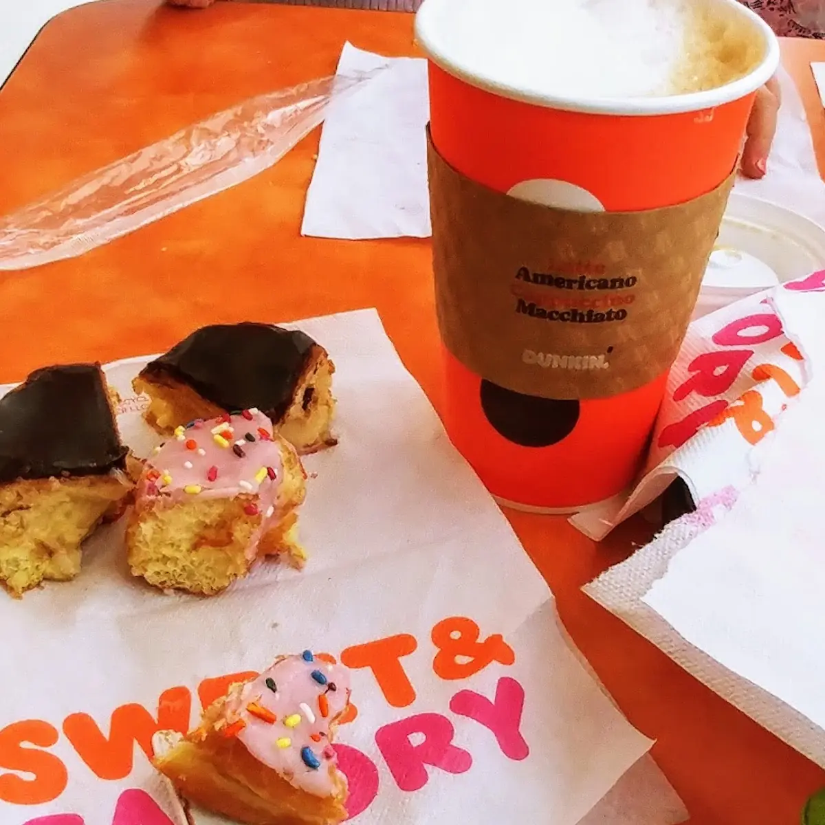 Almost Done Sprinkles & Boston Creme Donuts