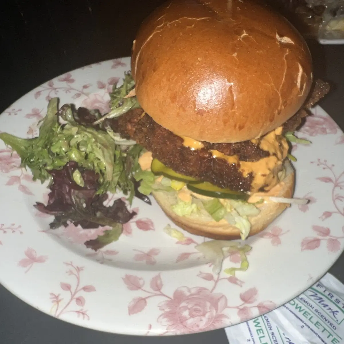 House Made Bean Burger