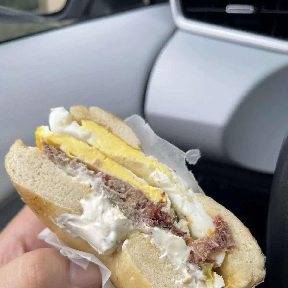 Pastrami Egg & Swiss