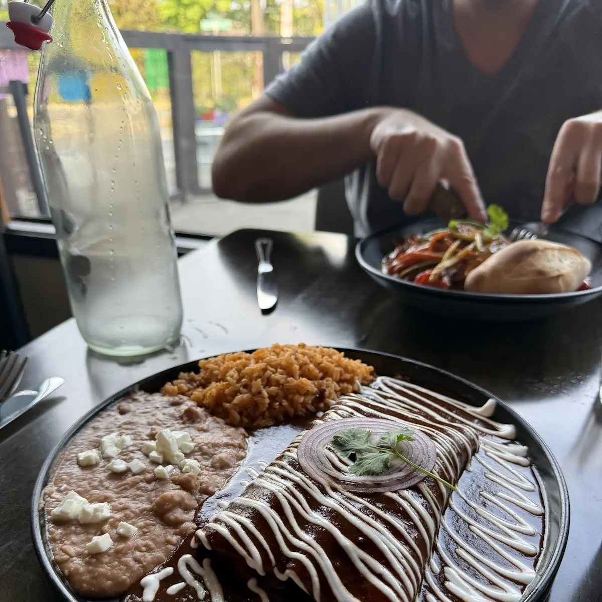 Mole Enchiladas