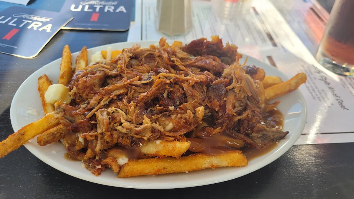Pulled Pork Poutine, The Belmont Port Colborne