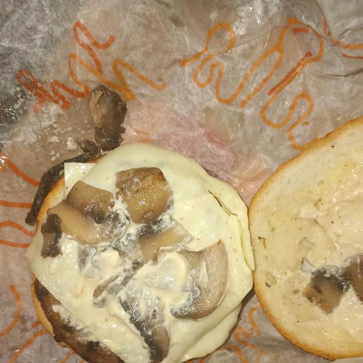 Swiss Mushroom Burger