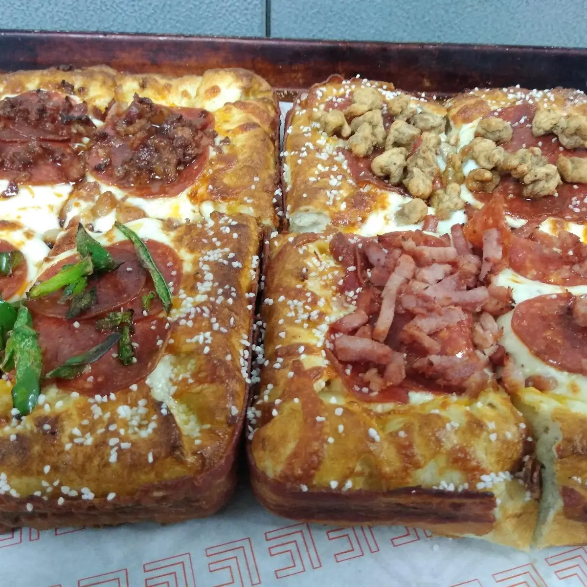 Bacon Wrapped Cheese Stuffed Pretzel Crust Deepdeepdish