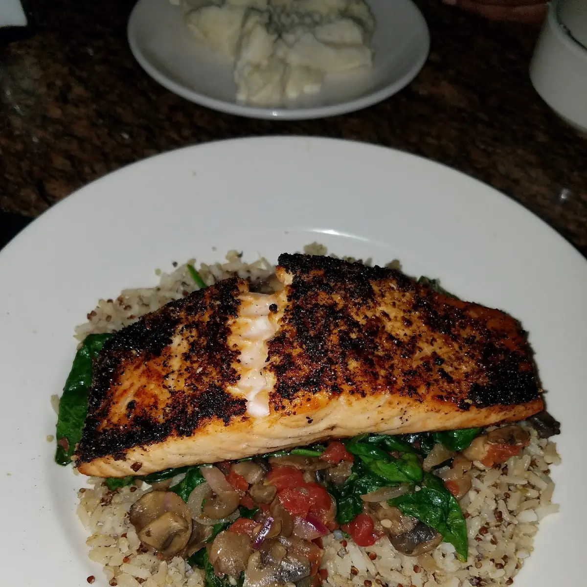 Enlightened Cherry Chipotle Glazed Salmon