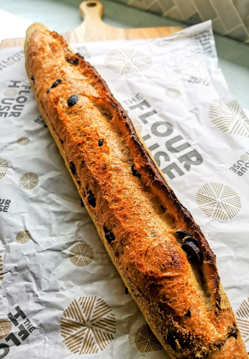 Olive Baguette, The Flour House Bakery