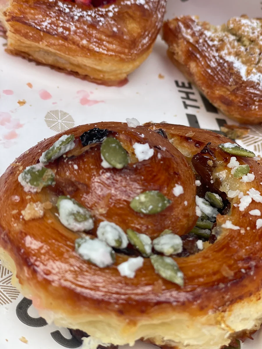 Poached Pear & Cardamom Danish, The Flour House Bakery