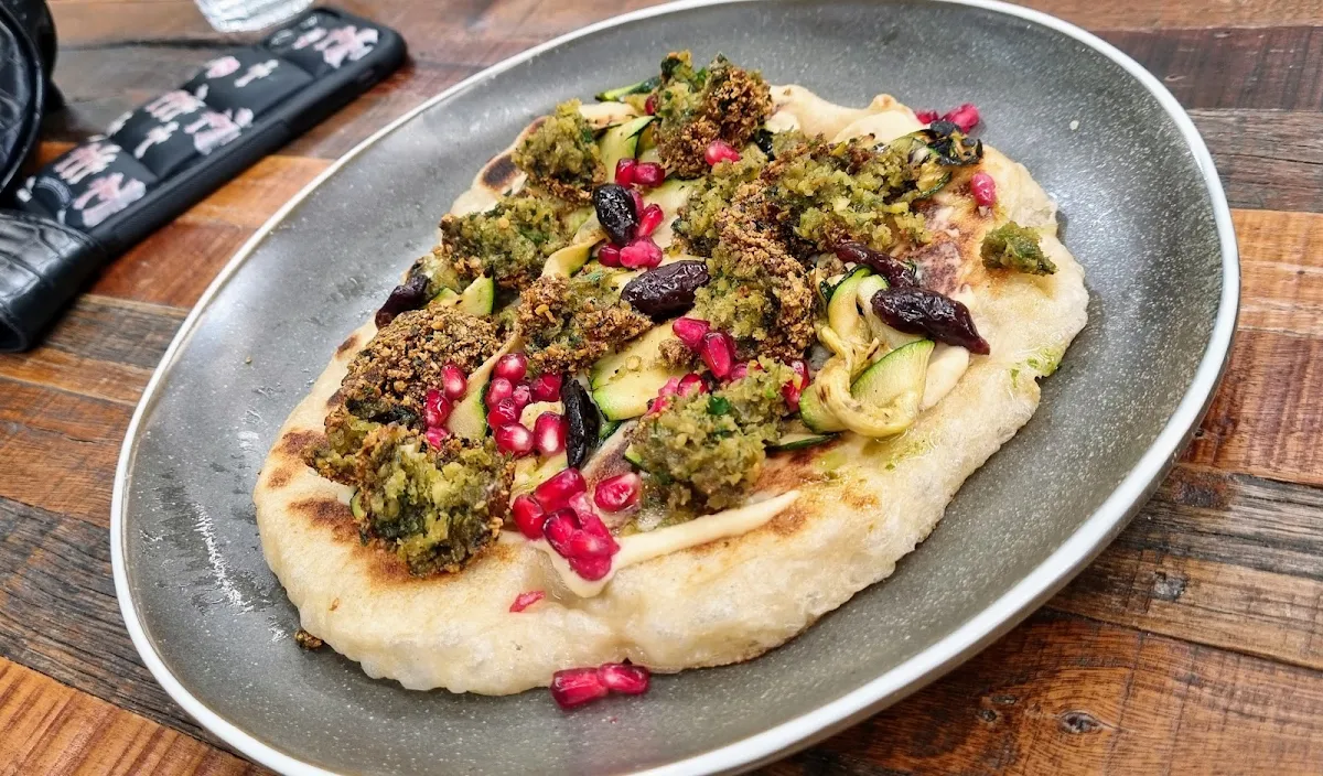 Vegetarian Flatbread, The Flour House Bakery