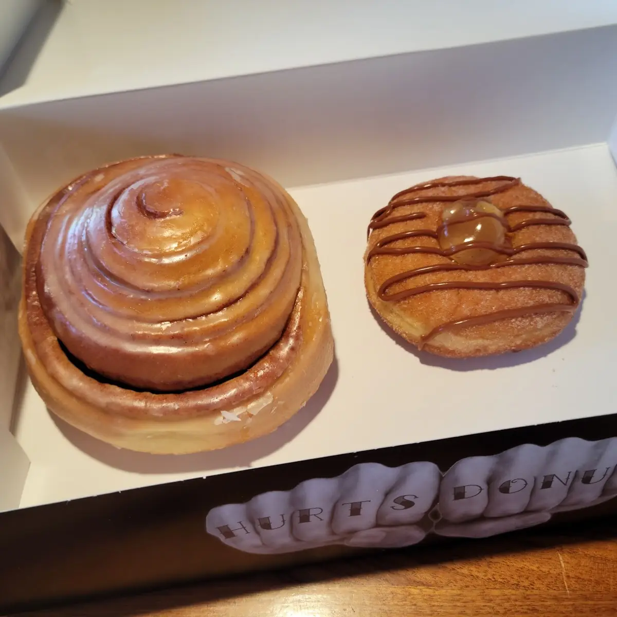 Cinnamon Roll and Apple Pie Donut
