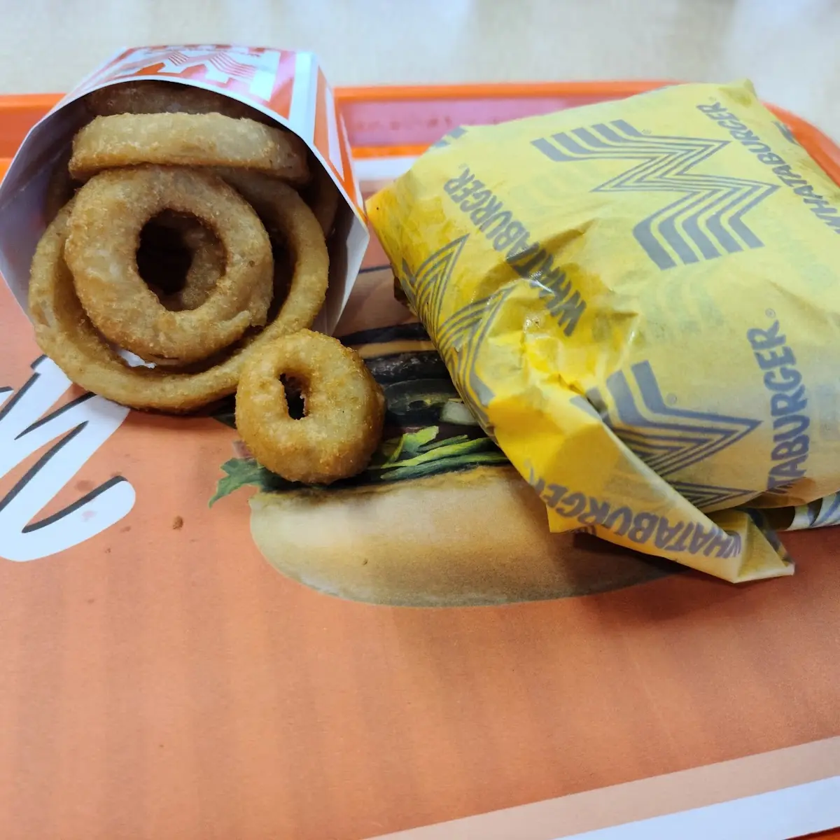 Onions Rings Double Cheeseburger