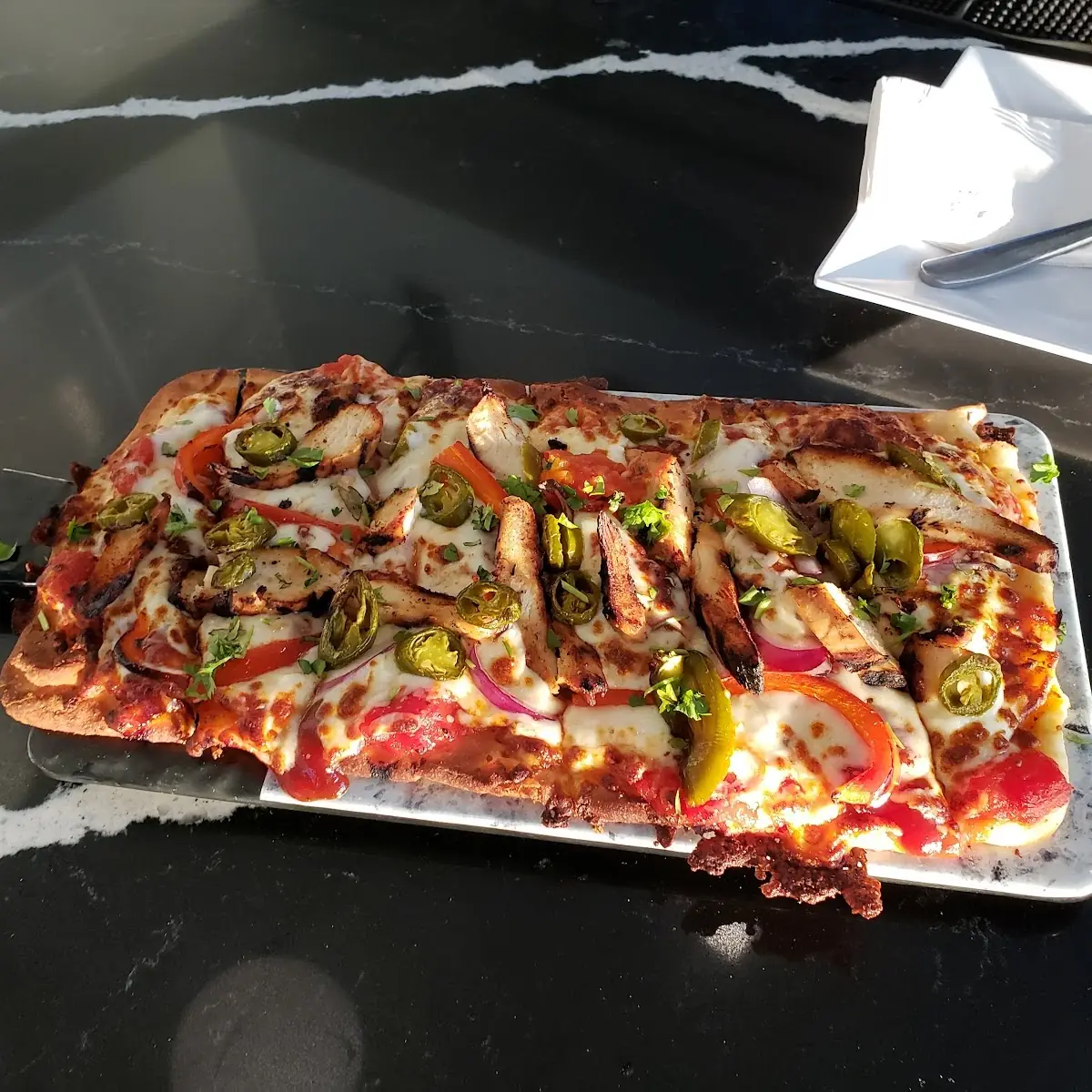 BBQ Chicken Flatbread Pizza