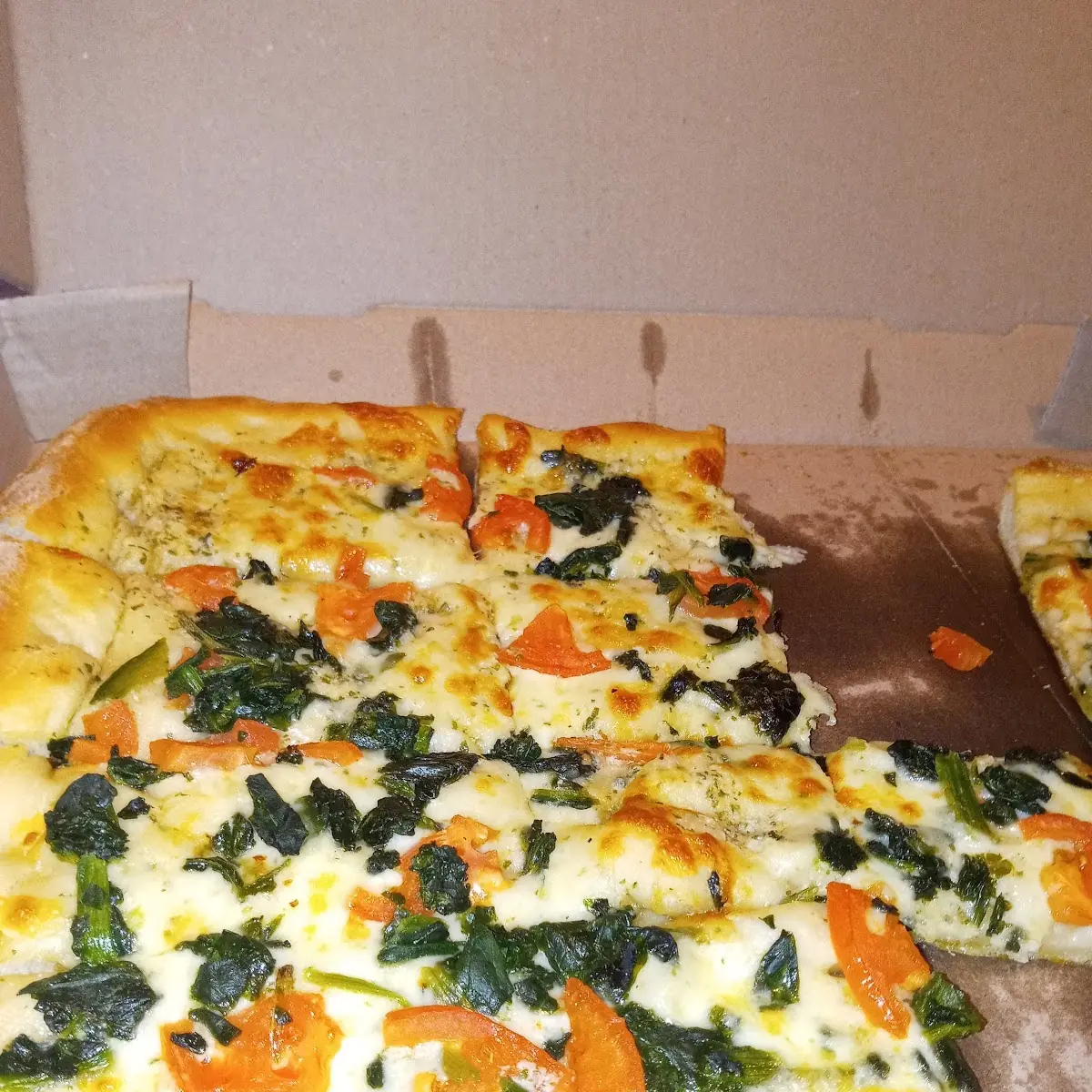 White Veggie Pizza