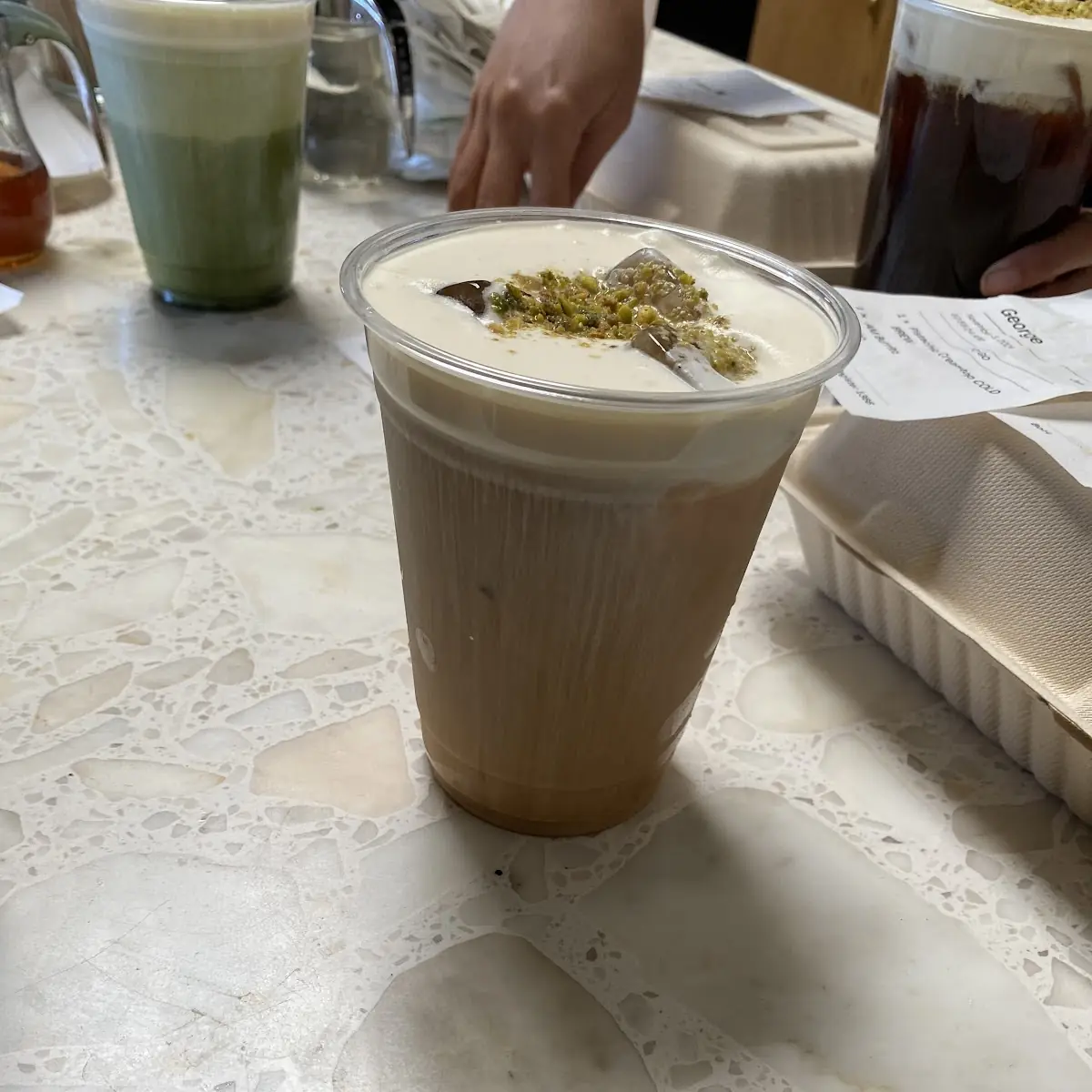 Cold Brew with Pistachio Cream Top