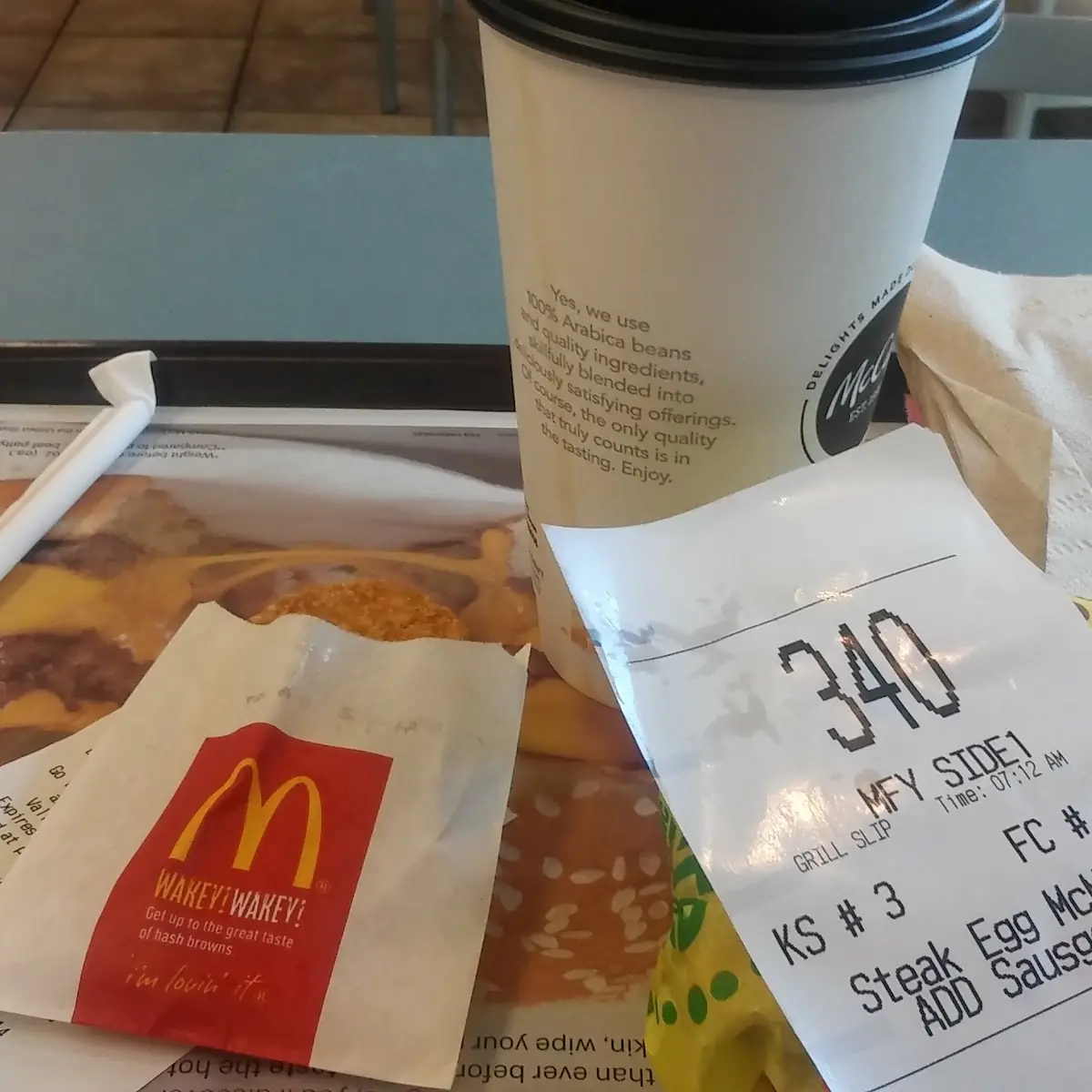 Steak Egg Cheese Bagel Meal