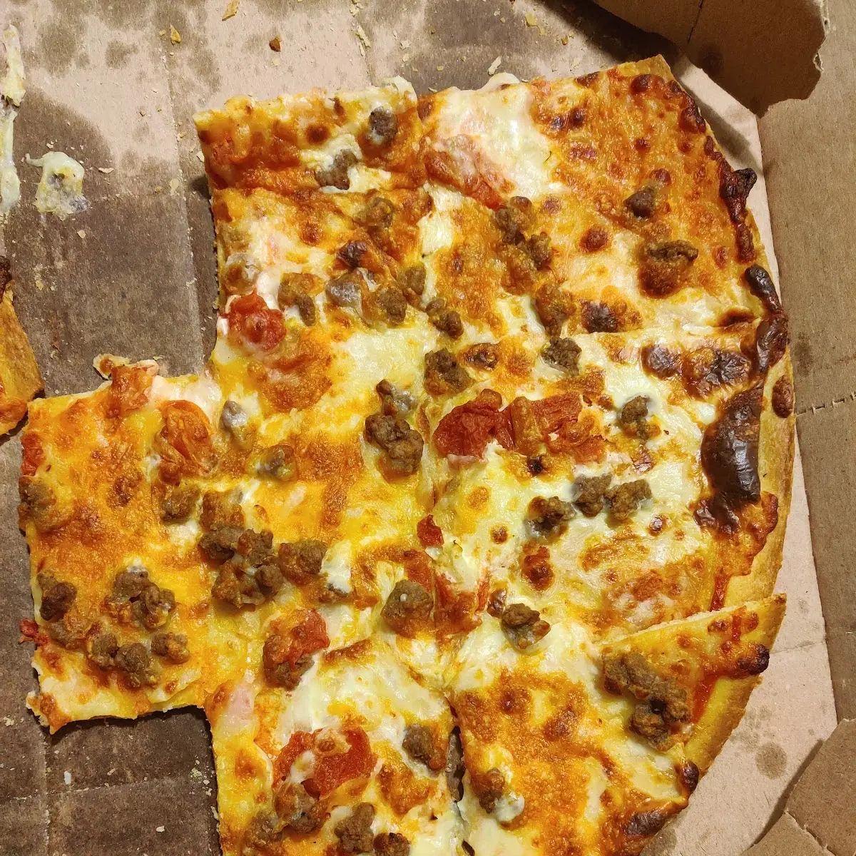 Cheeseburger Thin Crust
