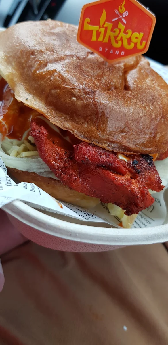 Chicken Tikka Burger, Tikka Stand Food Truck