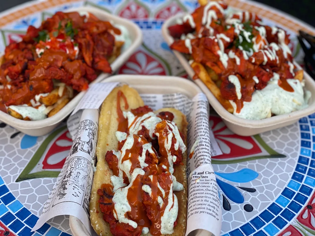 Chicken Tikka Roll, Tikka Stand Food Truck