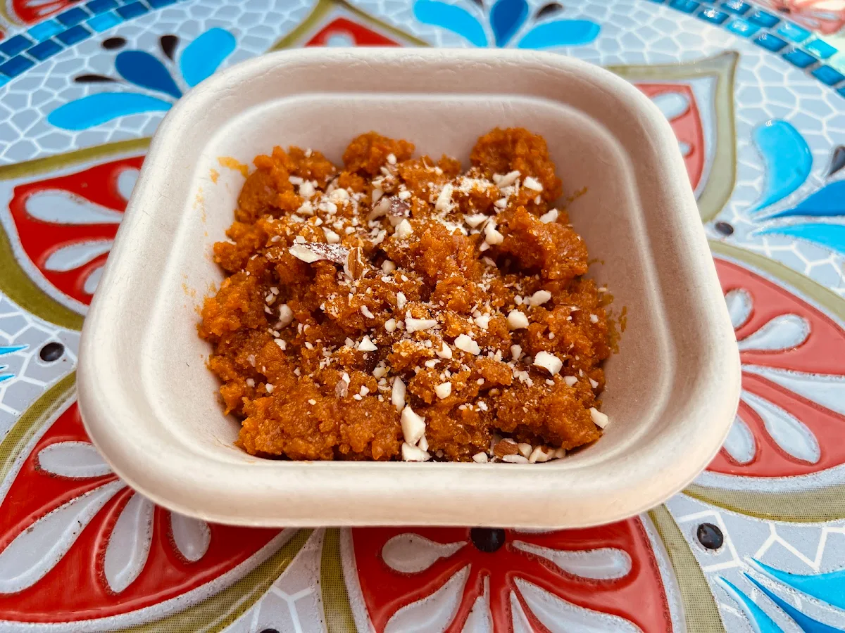 Gajar Halwa Freshly Made, Tikka Stand Food Truck