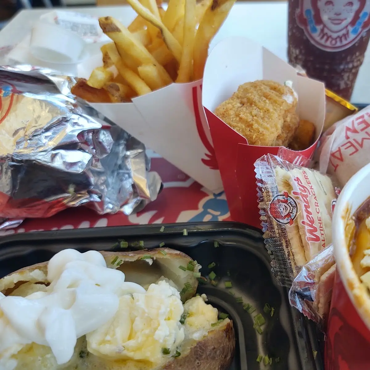 Wendy's Triple Cheeseburger Meal