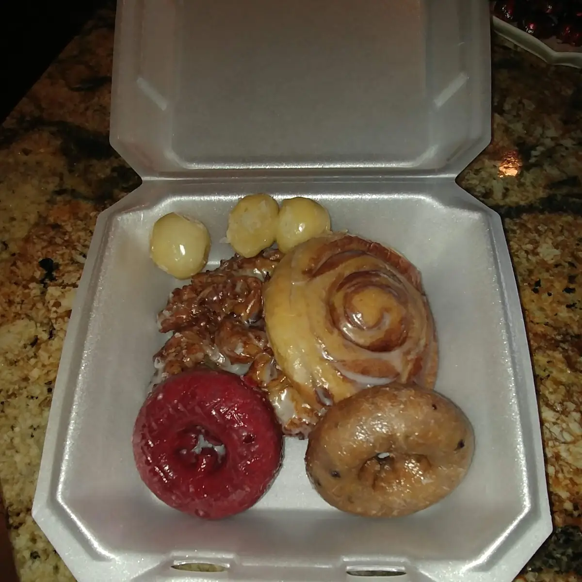 Apple Fritter and Cake Doughnuts