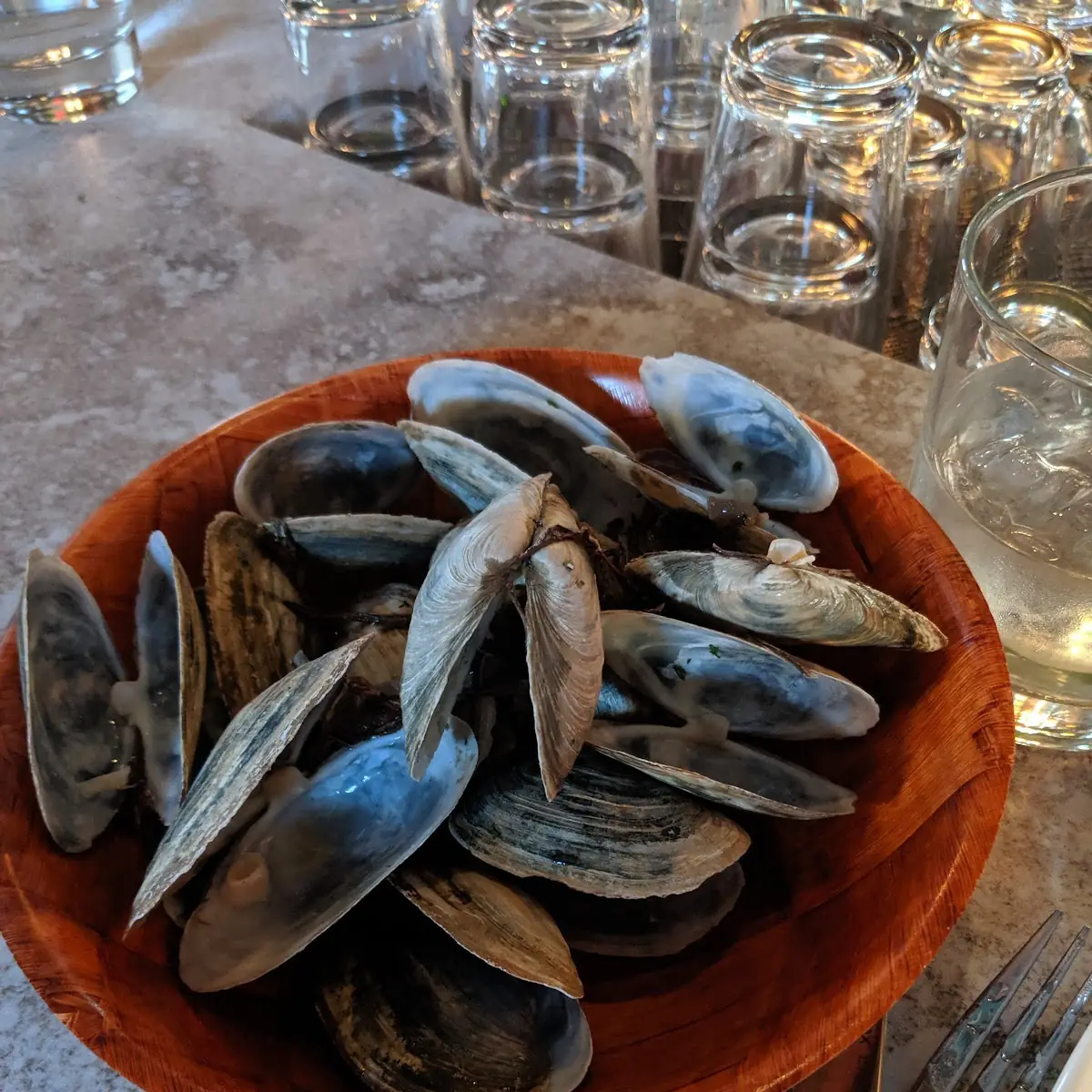 Bowl of Native Steamed Clams