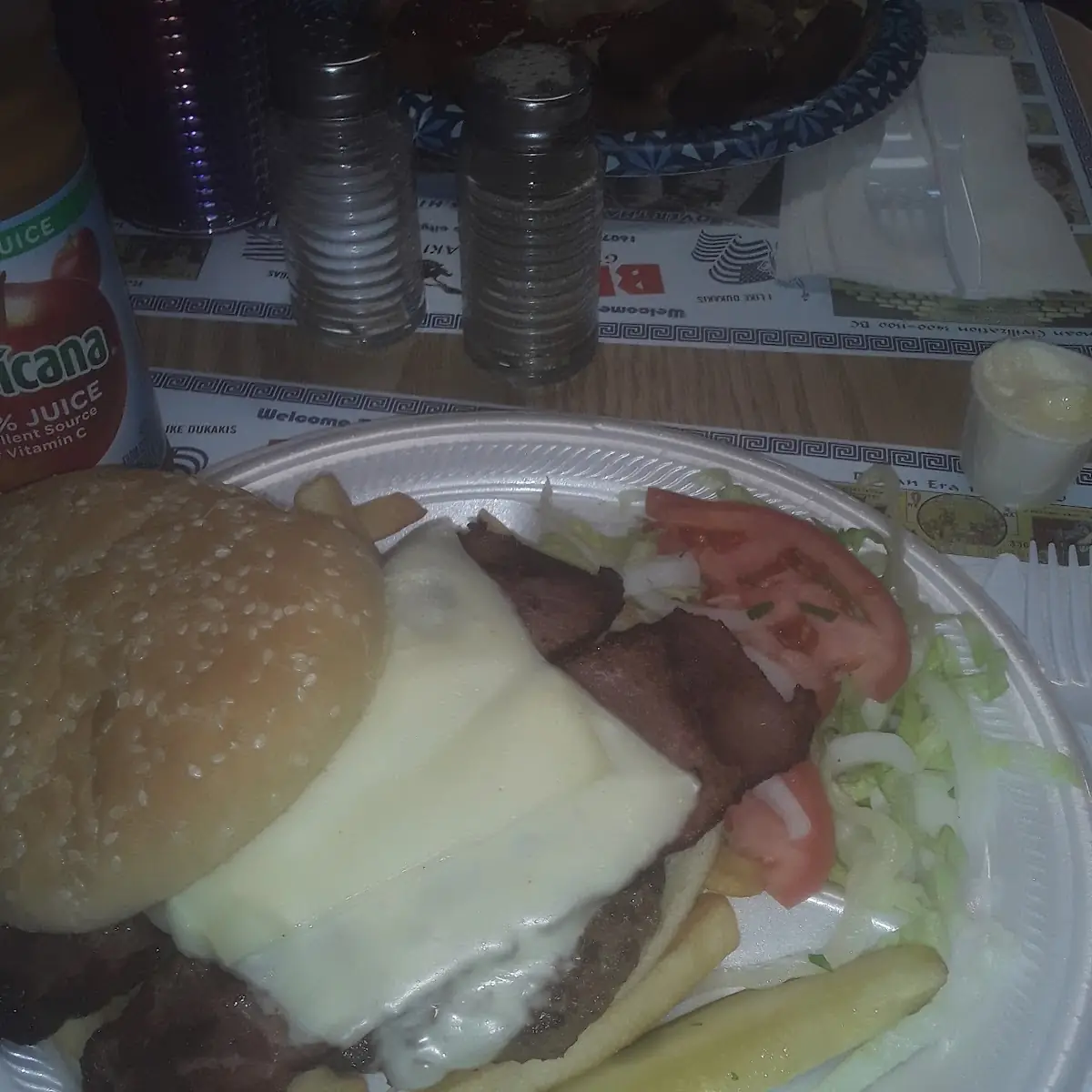 1 3 L D Turkey Bacon Cheeseburger