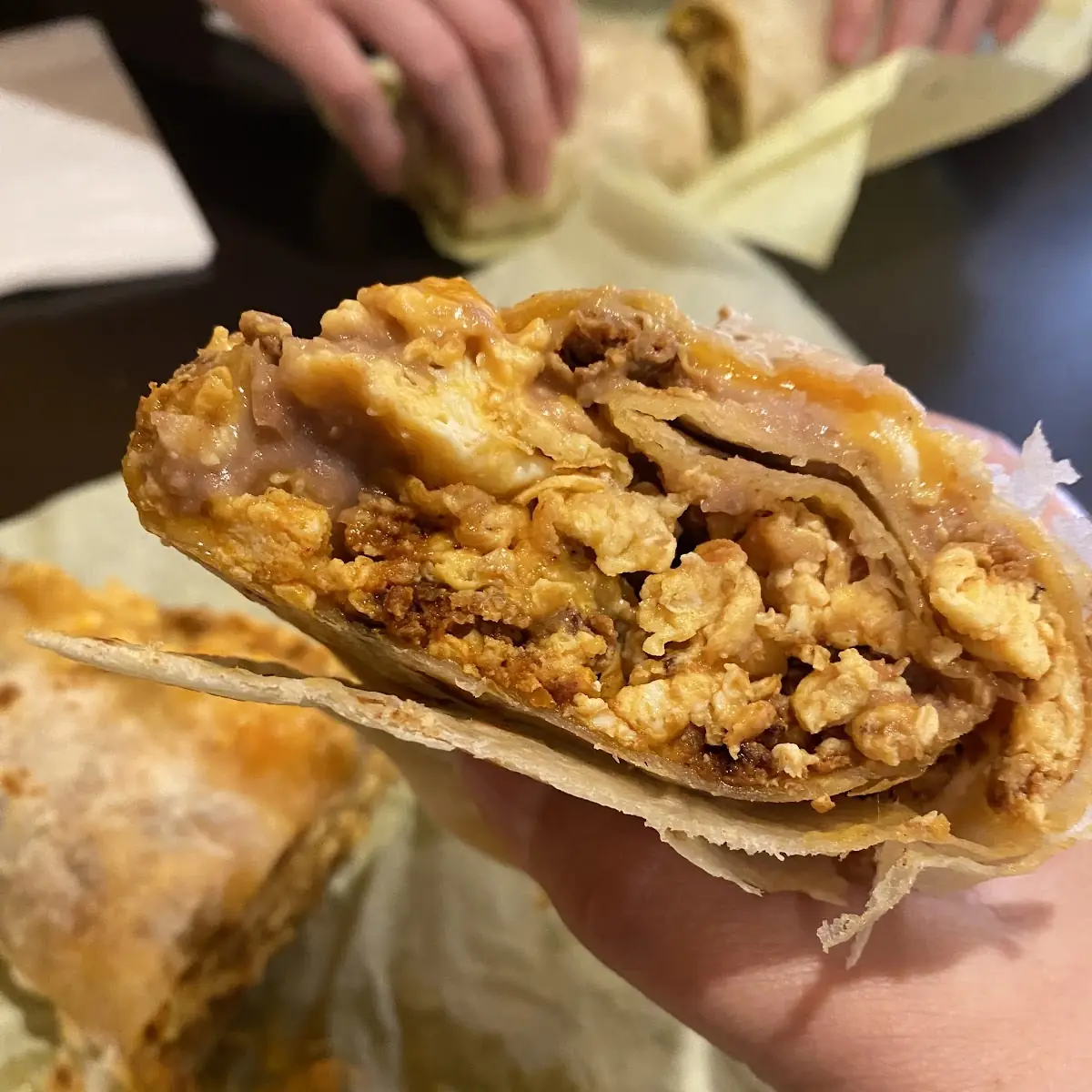 Bean Rice and Cheese Burrito