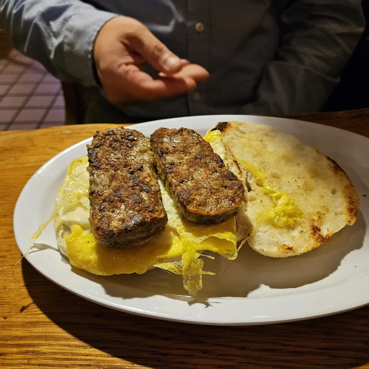 Sausage Egg and Cheese Sandwich