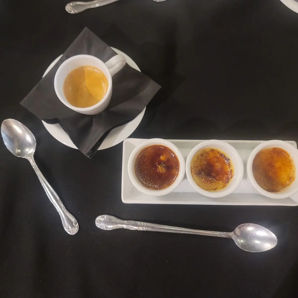 Trio of Crème Brulée