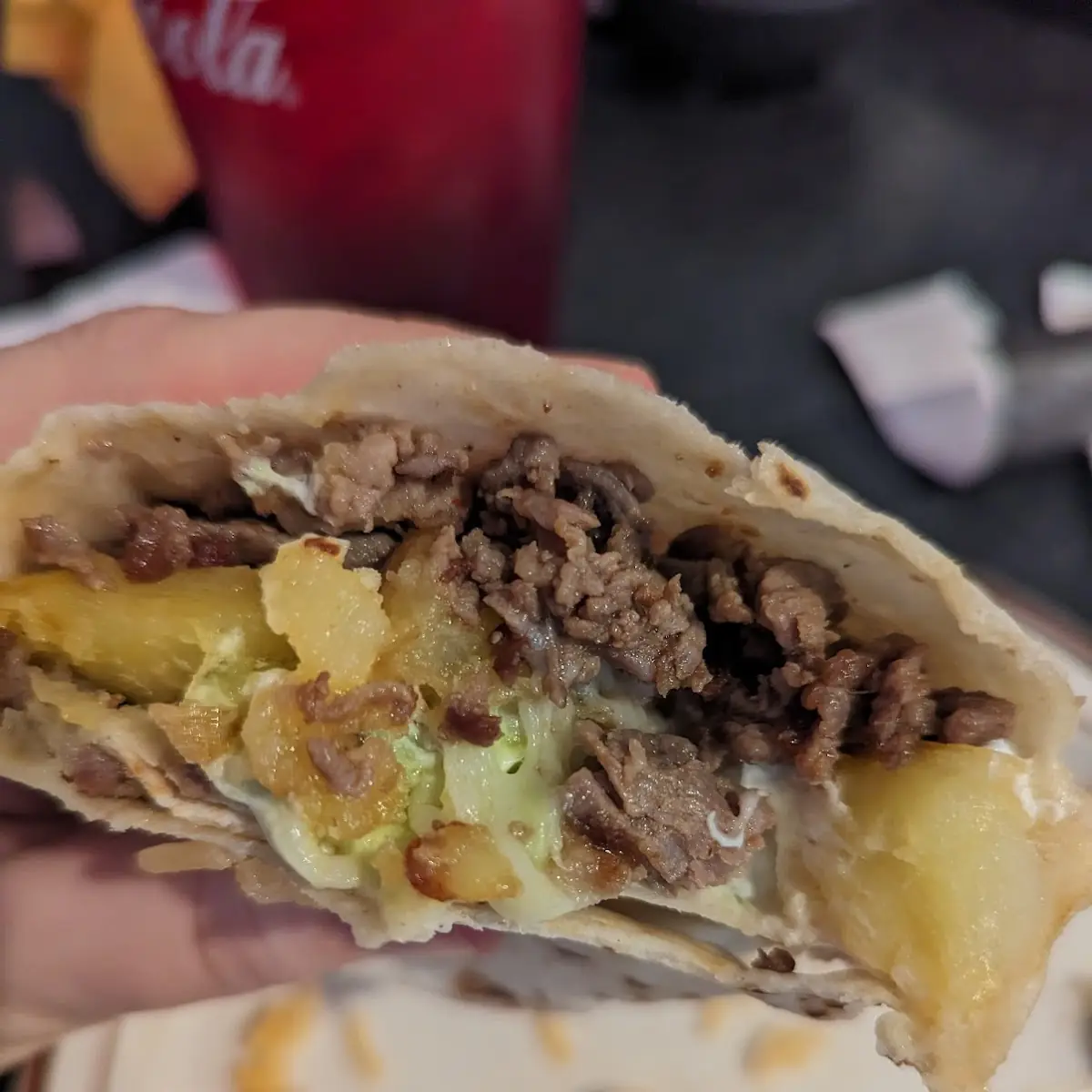 Shredded Beef Burrito