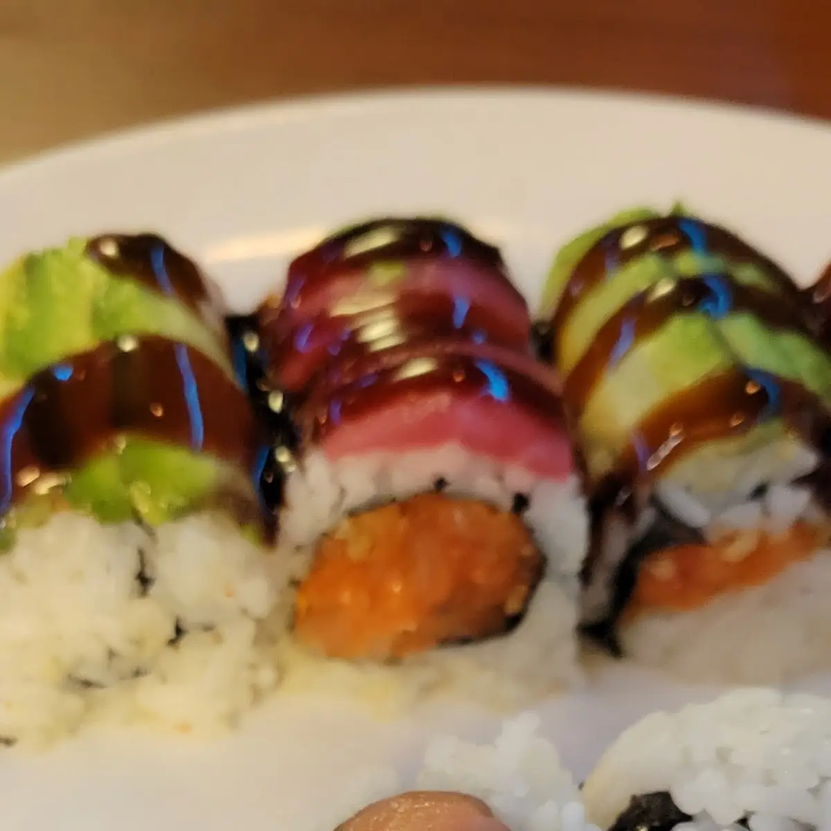 Rainbow Roll 8 pcs Raw