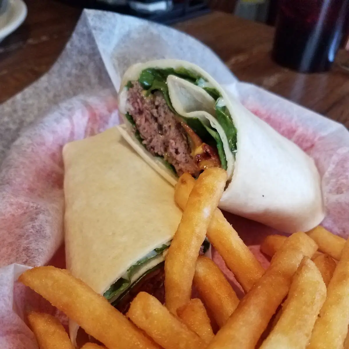 Bacon Cheeseburger Wrap