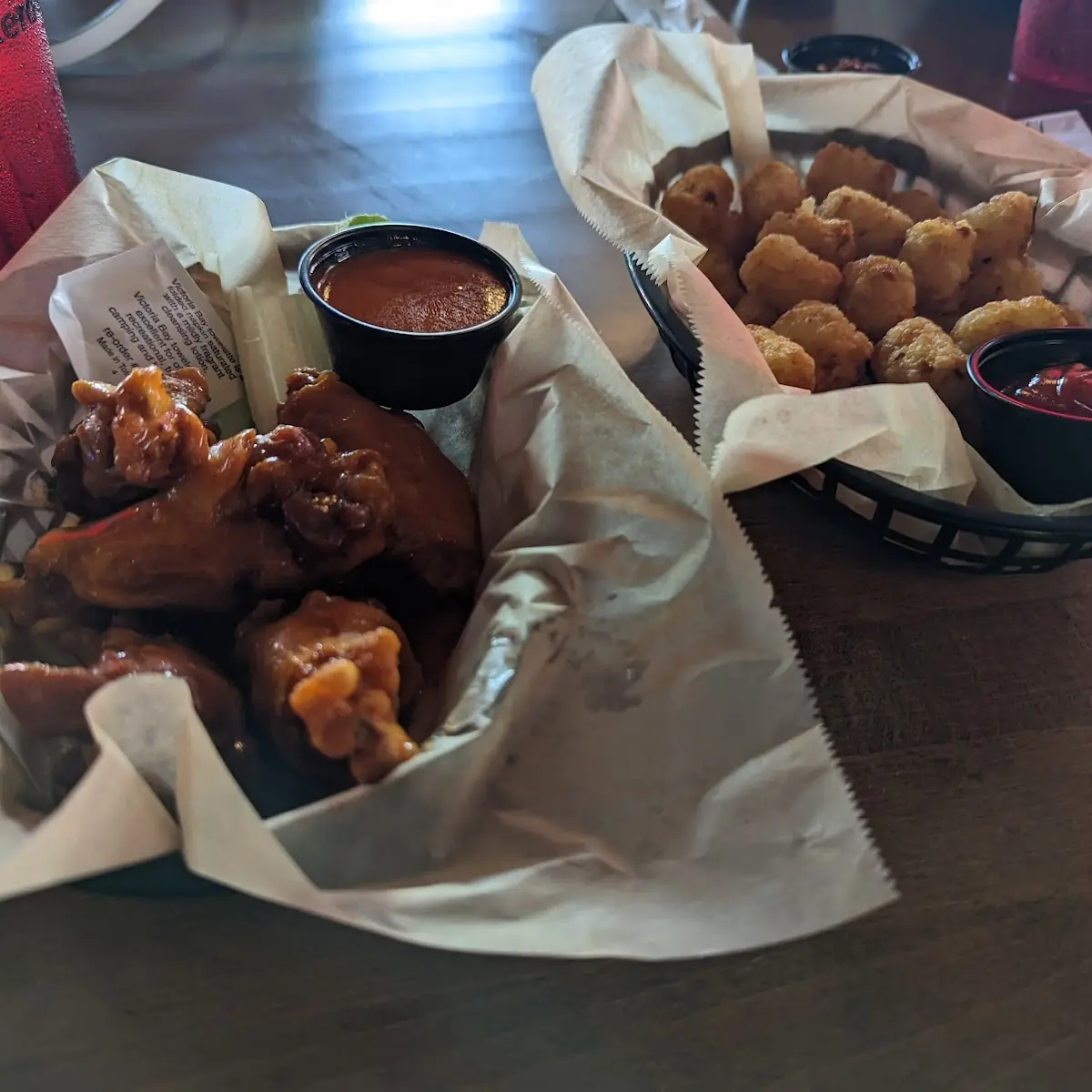 Wings and Tater Tots