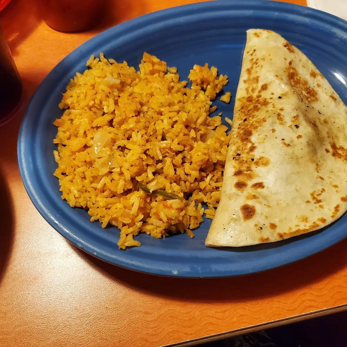 Chicken Quesadilla with Rice