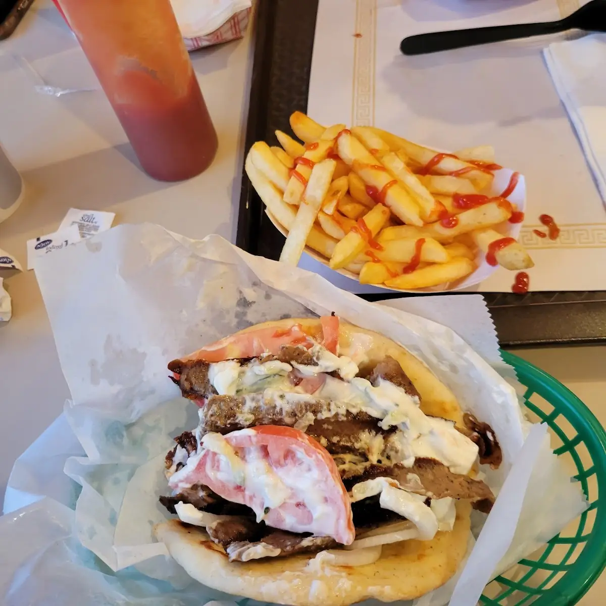 Gyro with Fries