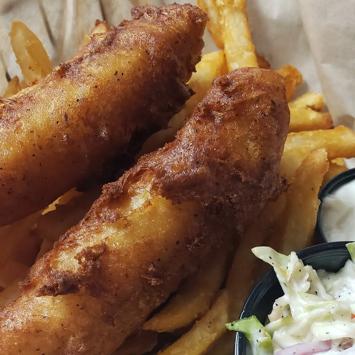 Beer Battered Fish & Chips