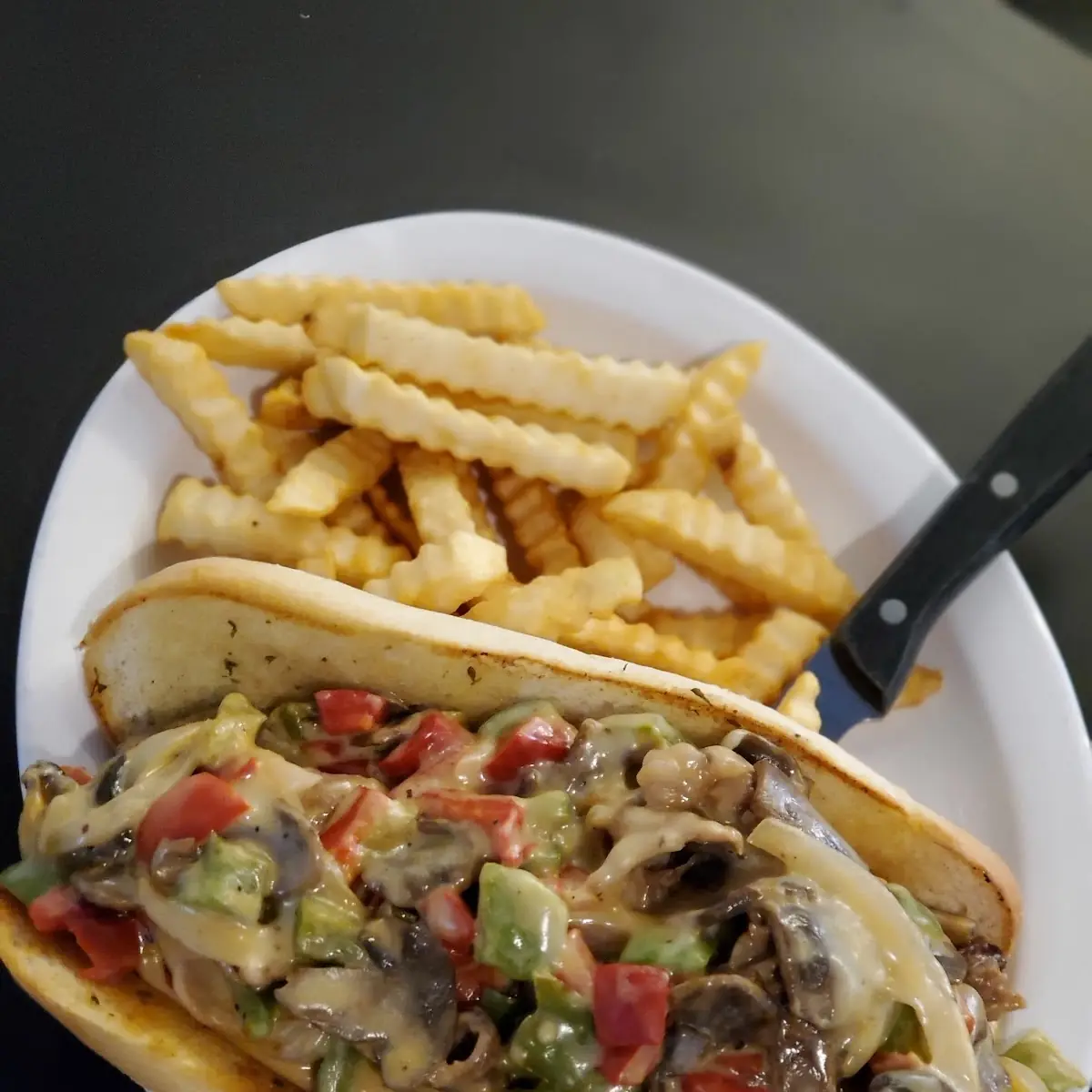 Uktimate Philly Cheesesteak Sandwich