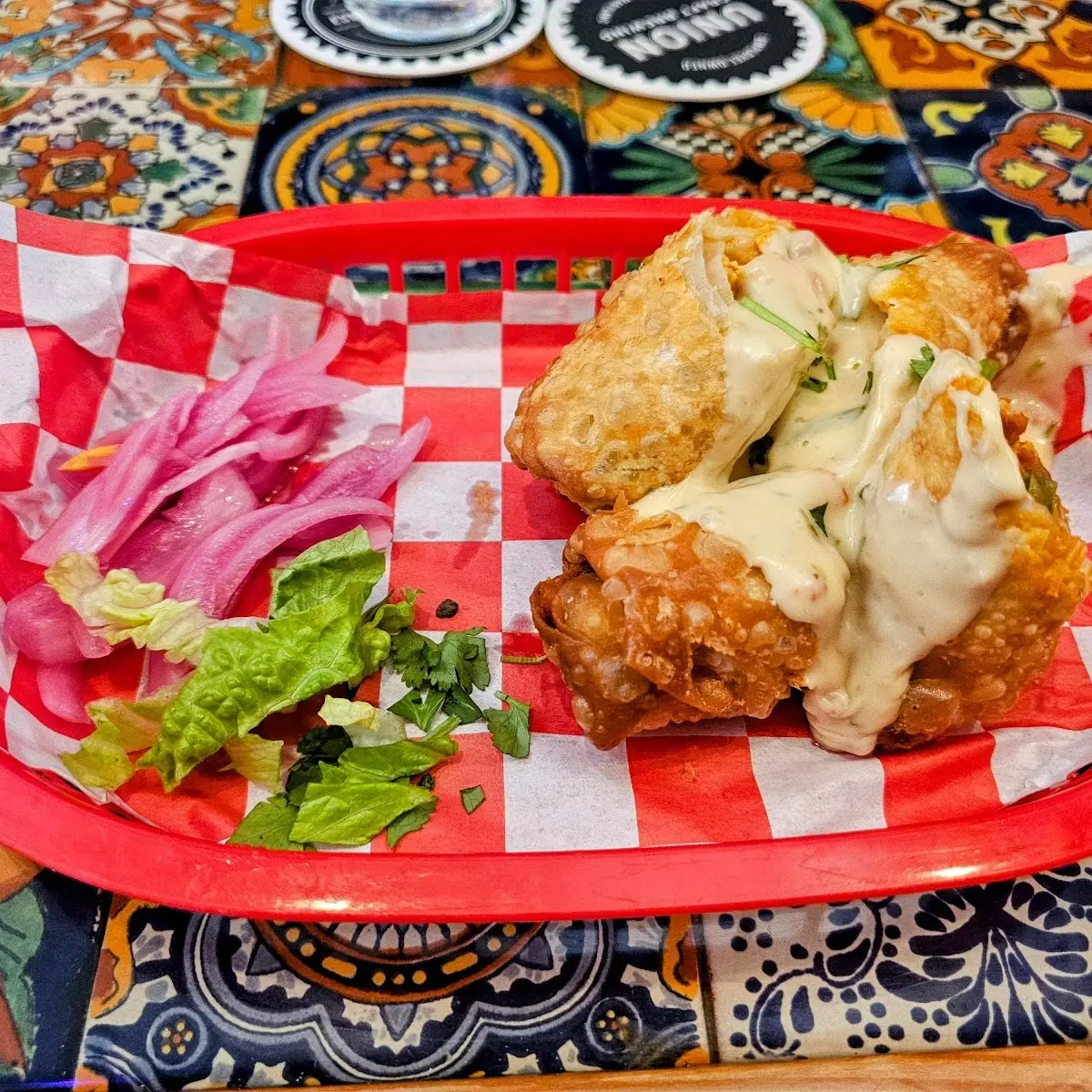 Buffalo Chicken Egg Roll