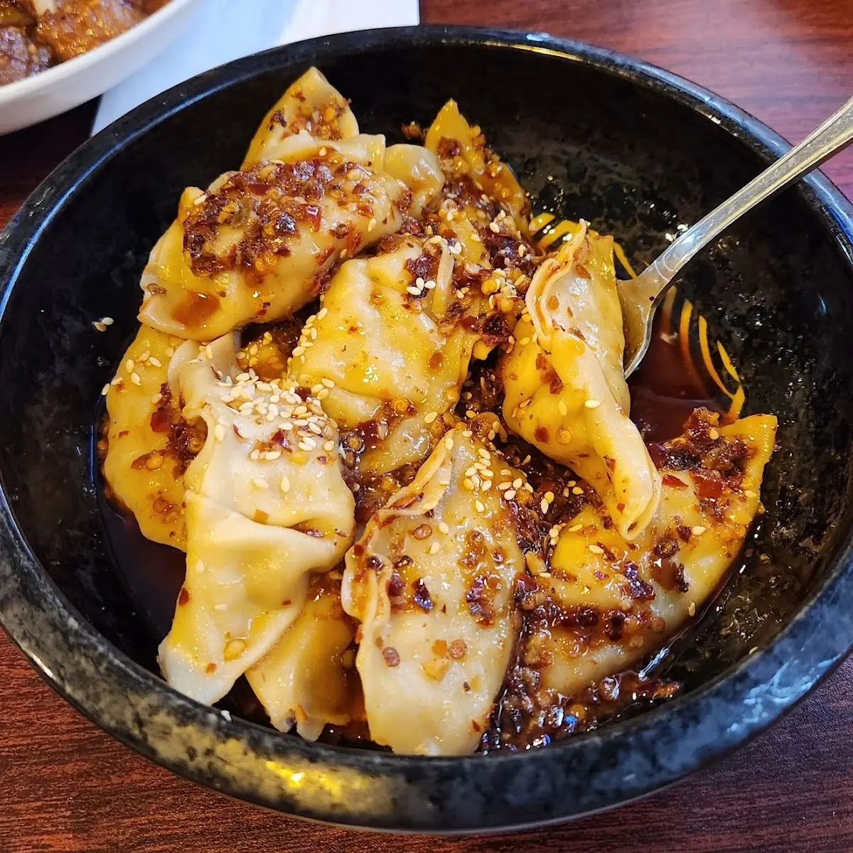 Red Oil Chicken Dumplings