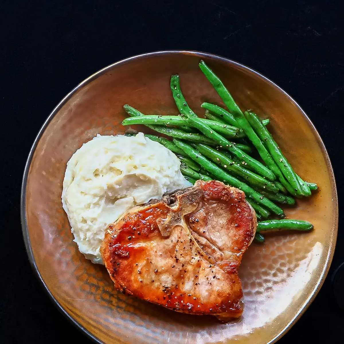 Maple Bourbon Pork Chop