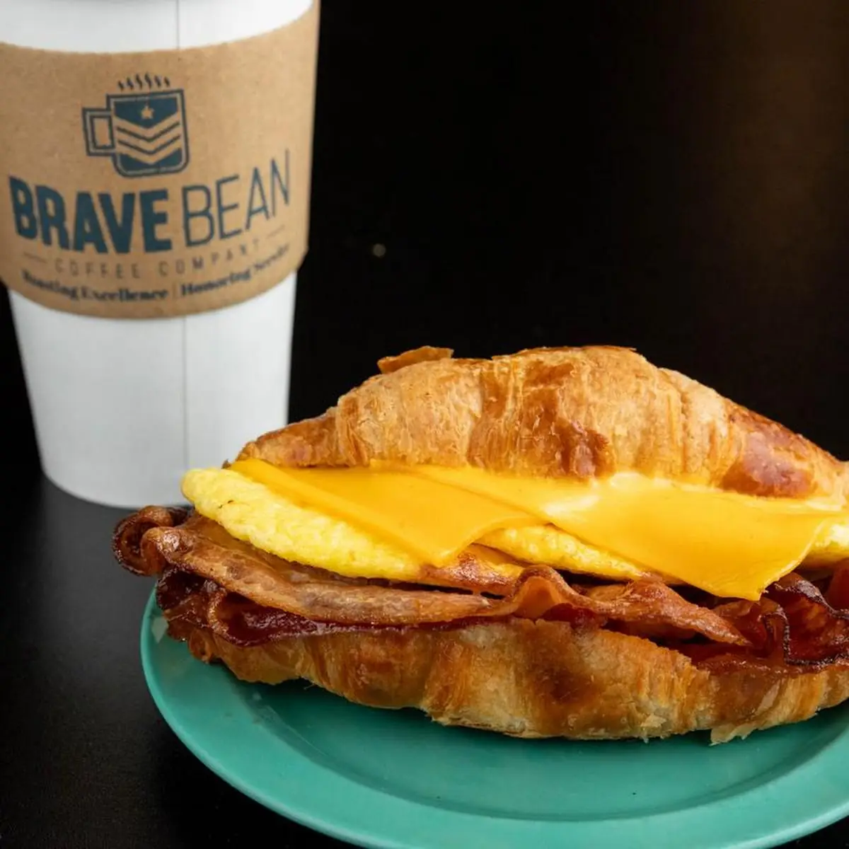 Bacon Egg & Cheese on Croissant