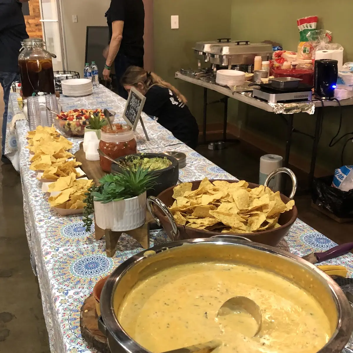 Loaded Green Chile Queso
