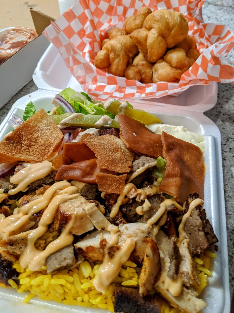 Beef and Chicken Shawarma Plate, JOE'S BROS PIZZA PLUS