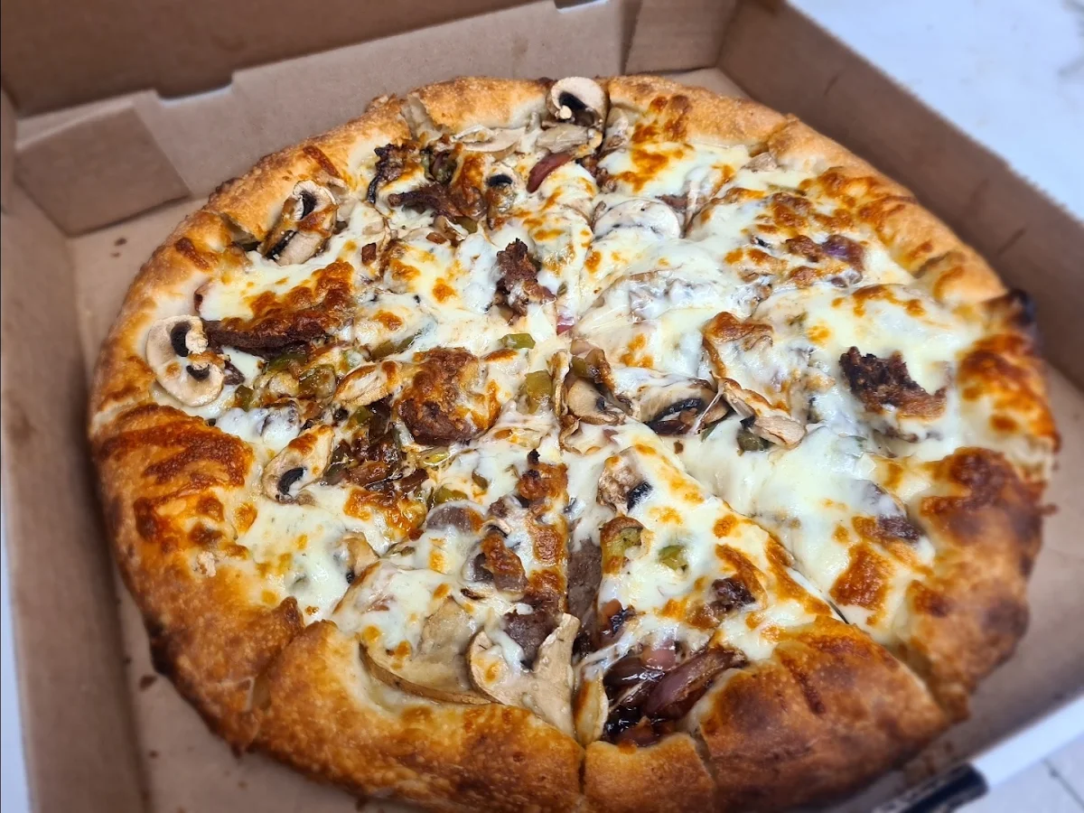 Philly Cheese Steak Pizza, JOE'S BROS PIZZA PLUS