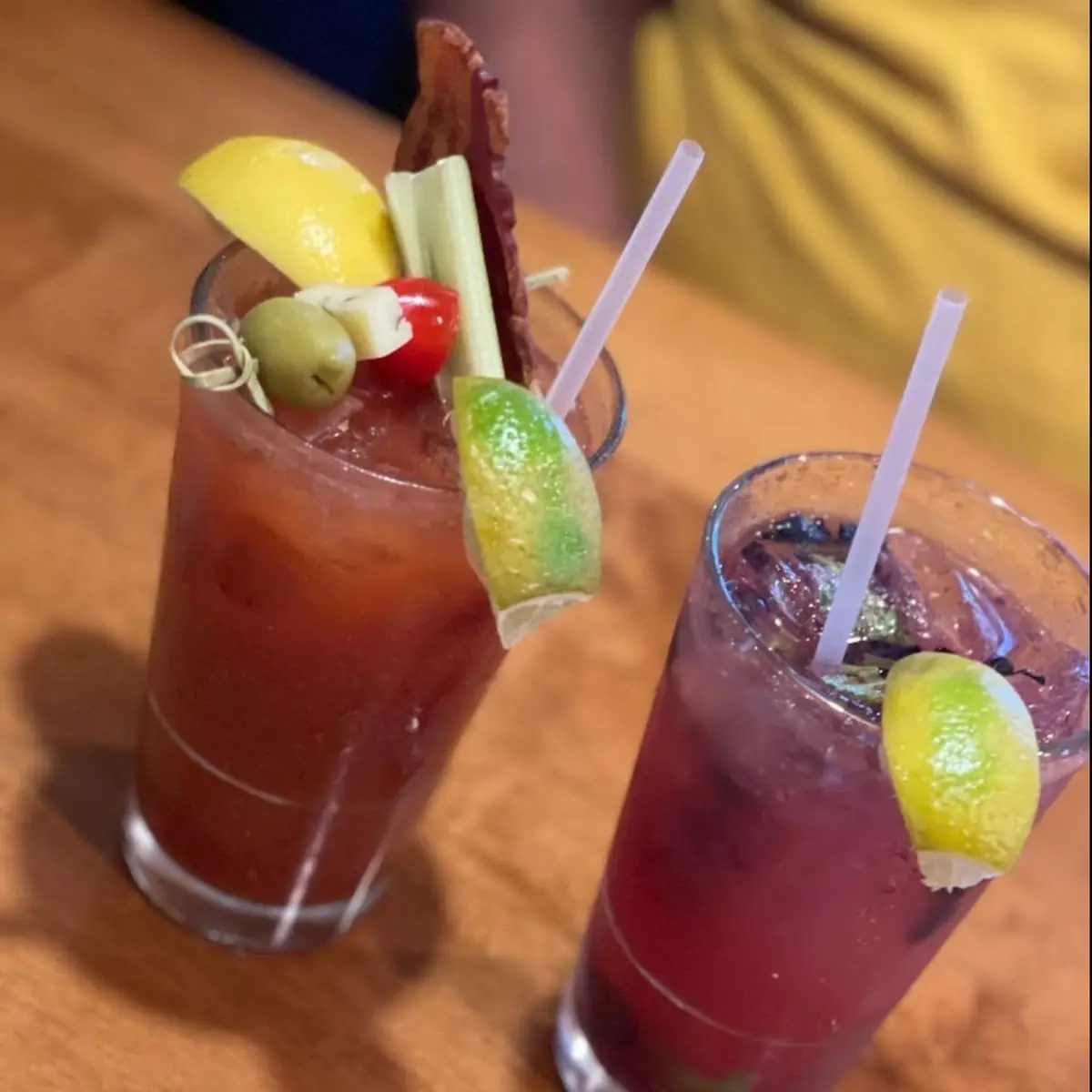 Bloody Mary and Paloma