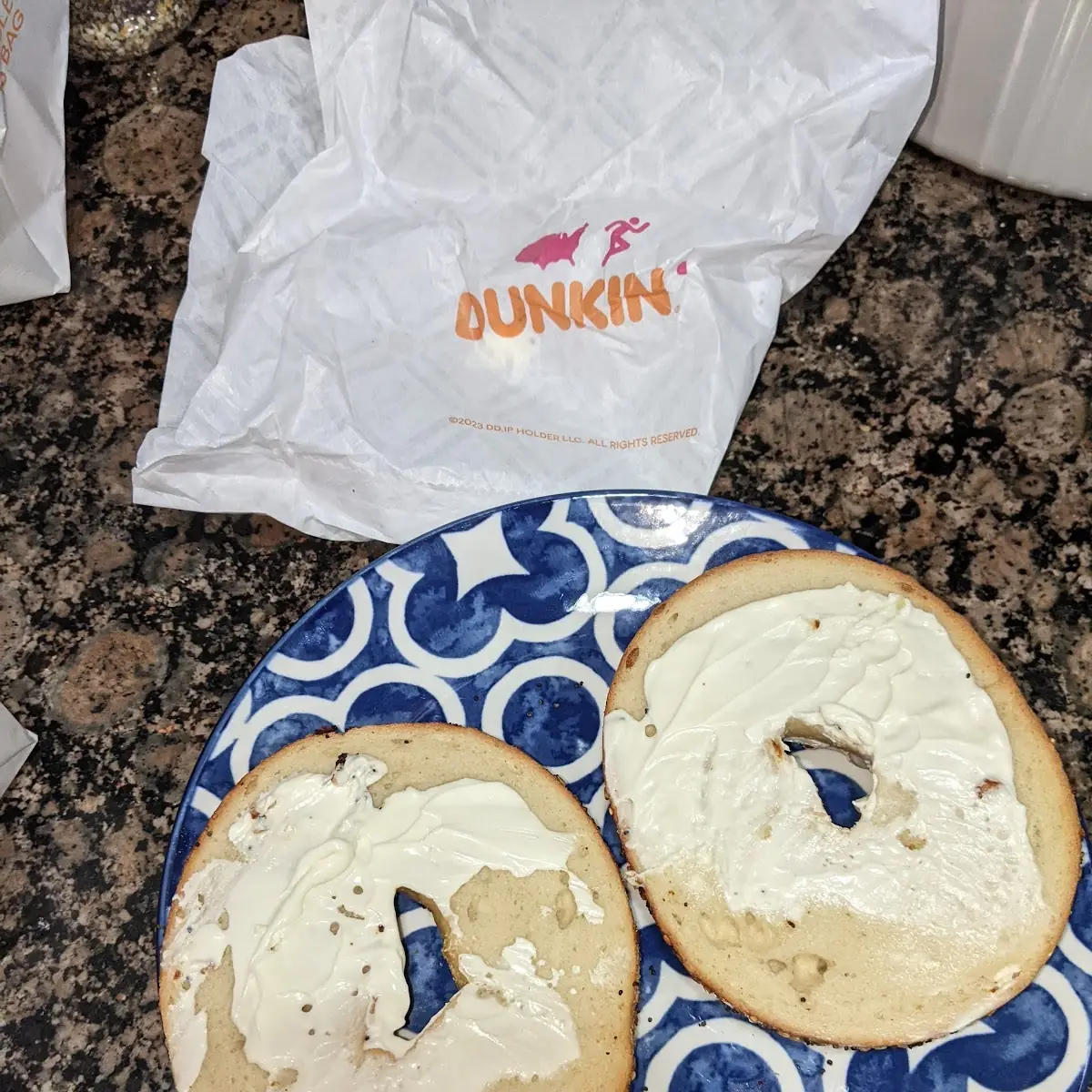Bagels with Cream Cheese Spread