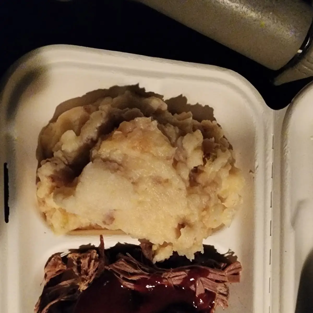 Brisket with Mashed Potatoes