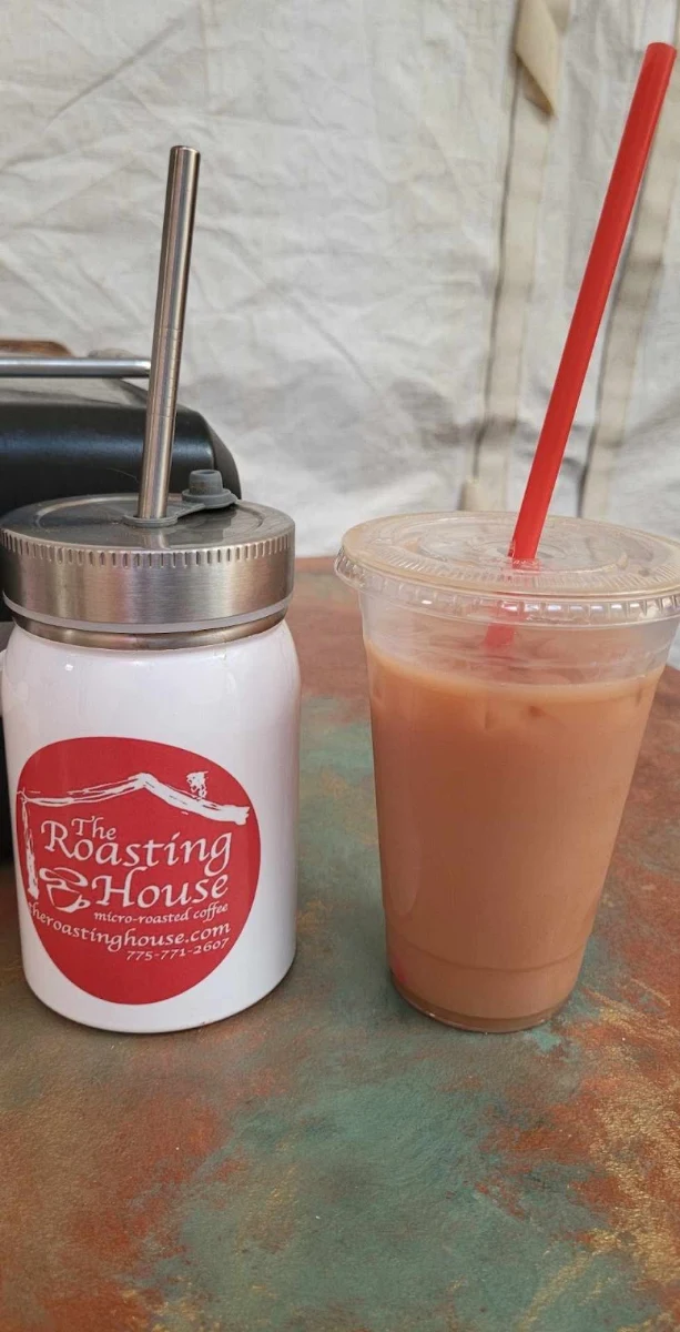 Lavender Iced Black Tea with Milk